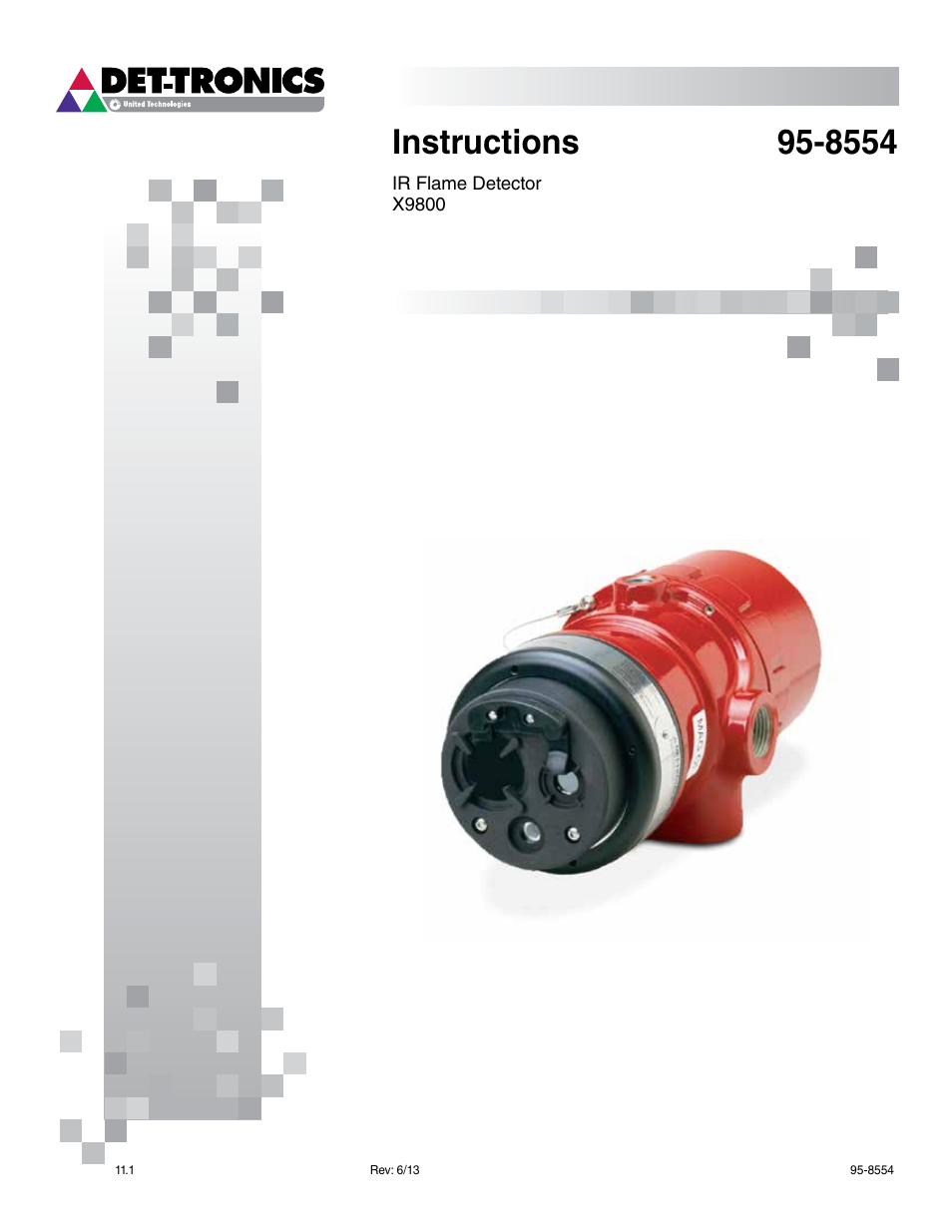 Det-Tronics X9800 IR Flame Detector User Manual | 31 pages
