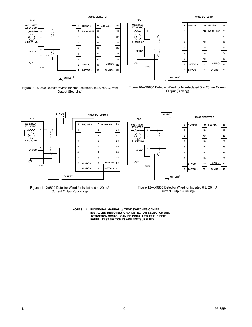 Det-Tronics X9800 IR Flame Detector User Manual | Page 12 / 31