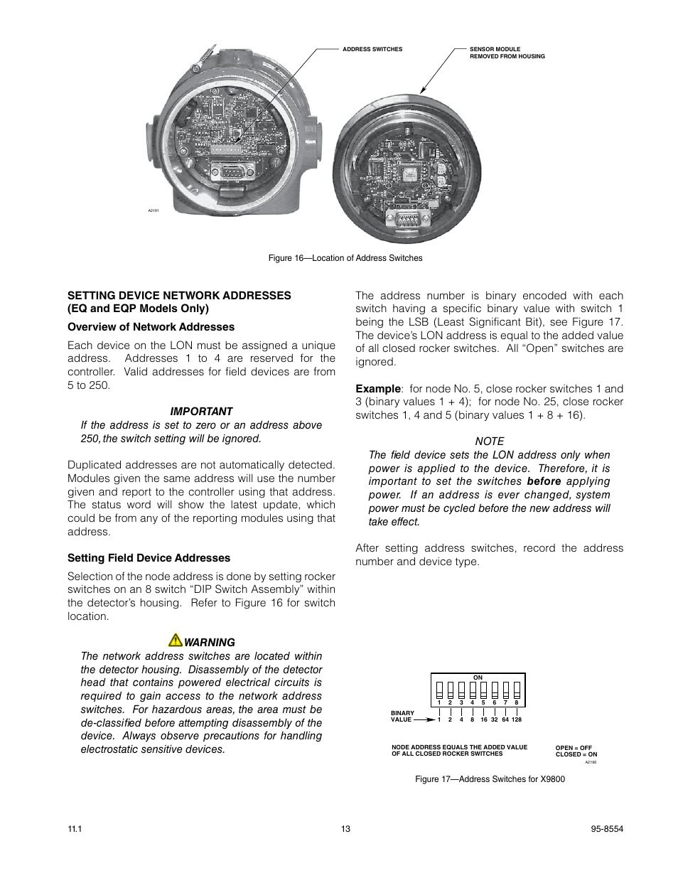 Det-Tronics X9800 IR Flame Detector User Manual | Page 15 / 31
