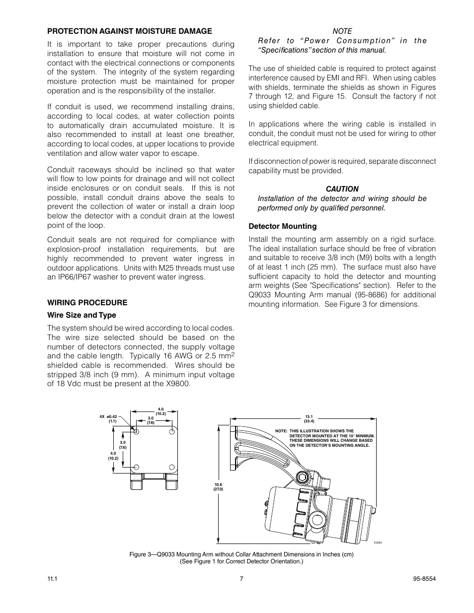 Det-Tronics X9800 IR Flame Detector User Manual | Page 9 / 31