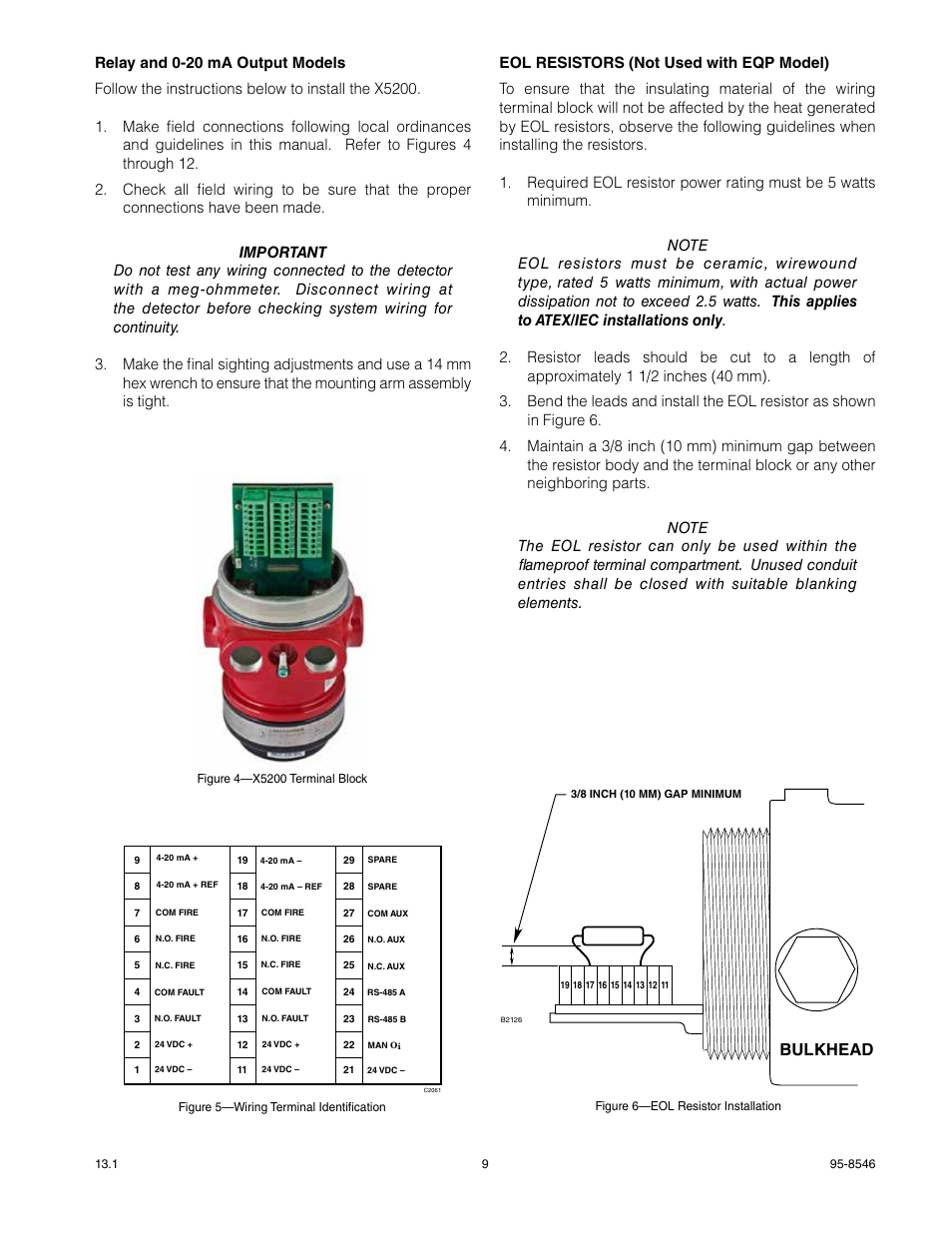 Bulkhead | Det-Tronics X5200 UVIR Flame Detector User Manual | Page 11 / 35