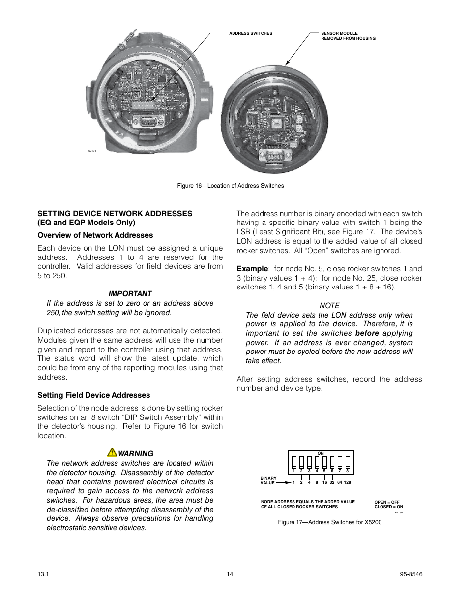 Det-Tronics X5200 UVIR Flame Detector User Manual | Page 16 / 35