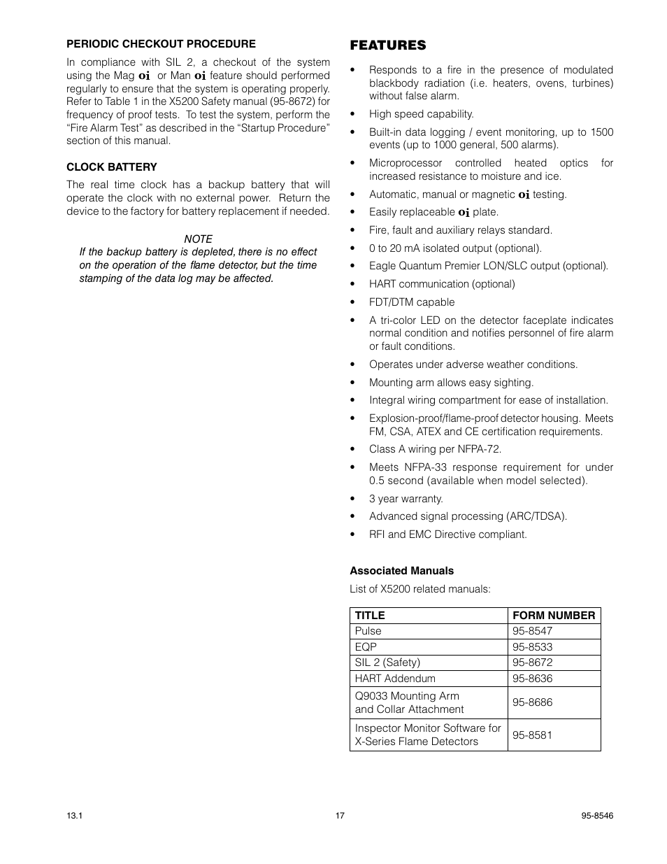 Det-Tronics X5200 UVIR Flame Detector User Manual | Page 19 / 35
