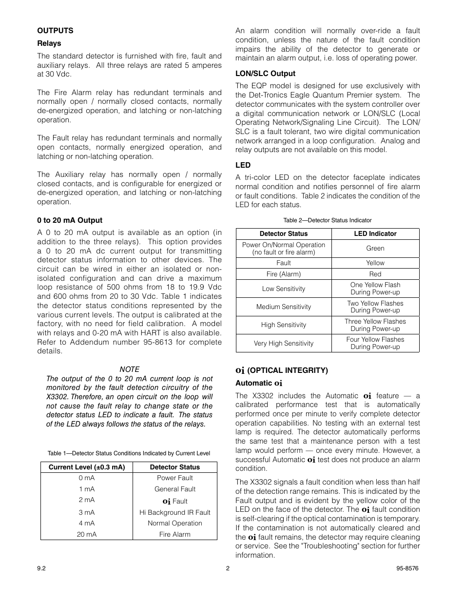 Det-Tronics X3302 Multispectrum IR Flame Detector User Manual | Page 4 / 37