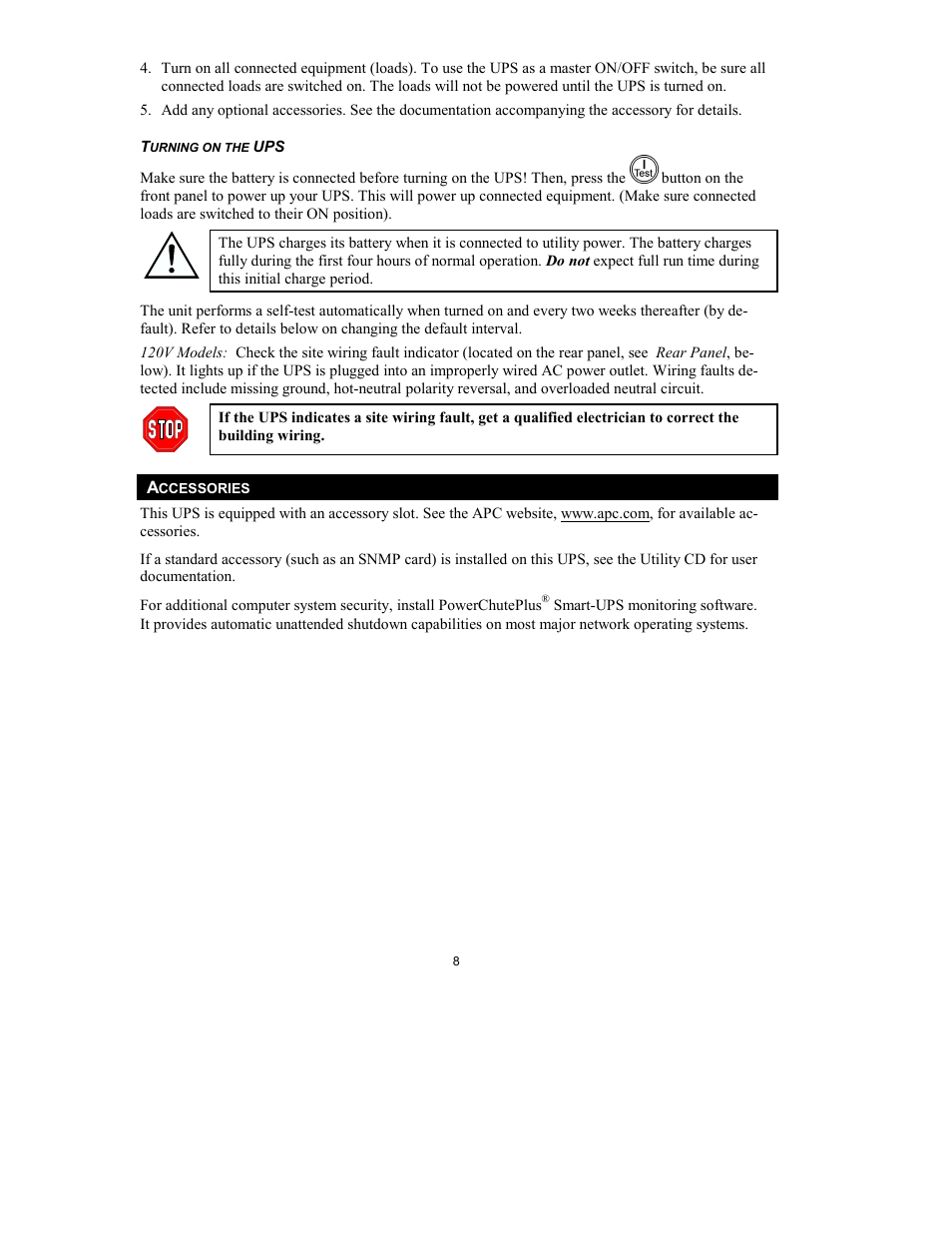 APC 3000VA User Manual | Page 10 / 25