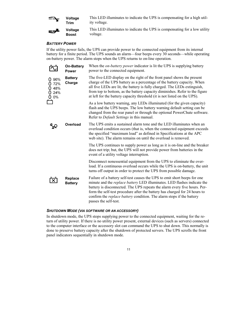 APC 3000VA User Manual | Page 13 / 25
