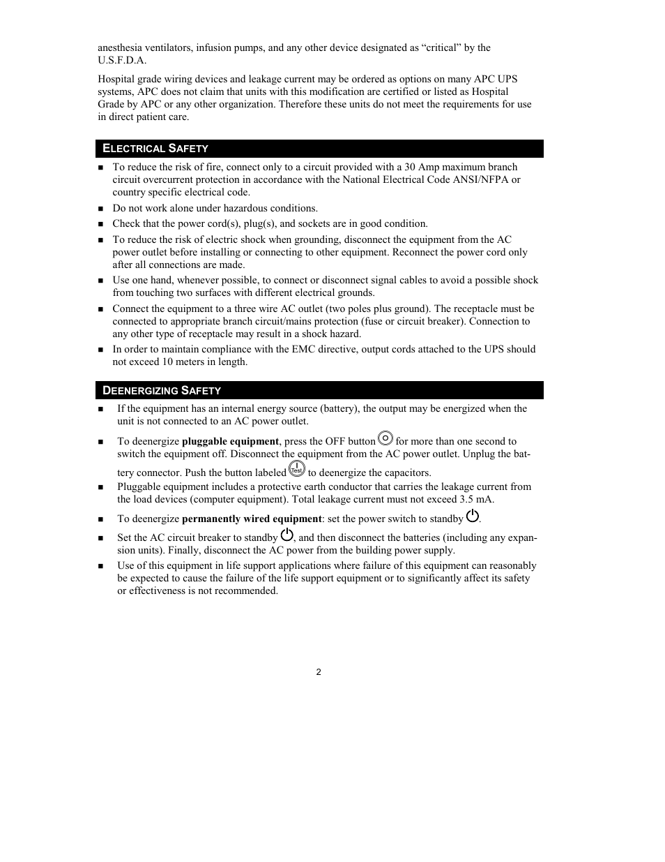 APC 3000VA User Manual | Page 4 / 25