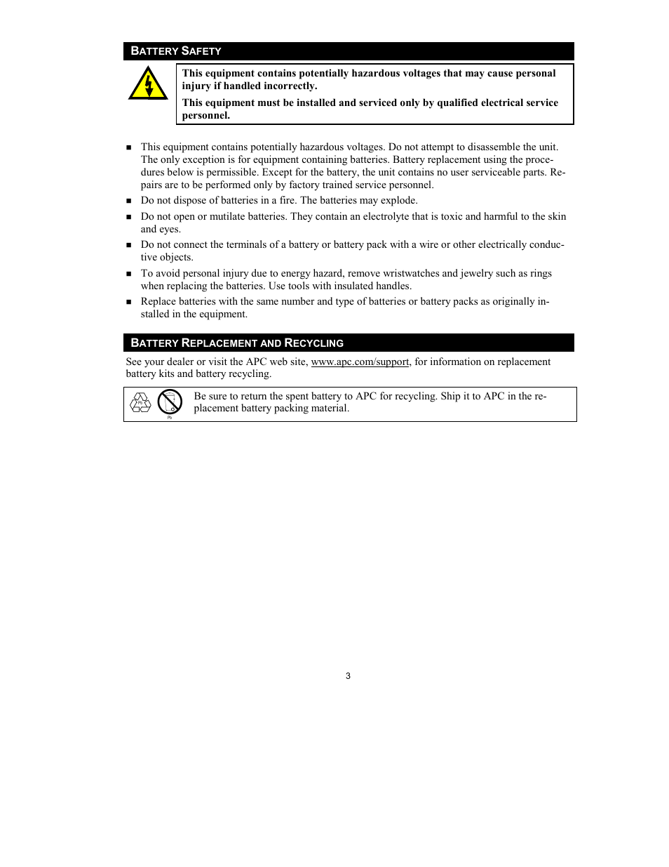 APC 3000VA User Manual | Page 5 / 25
