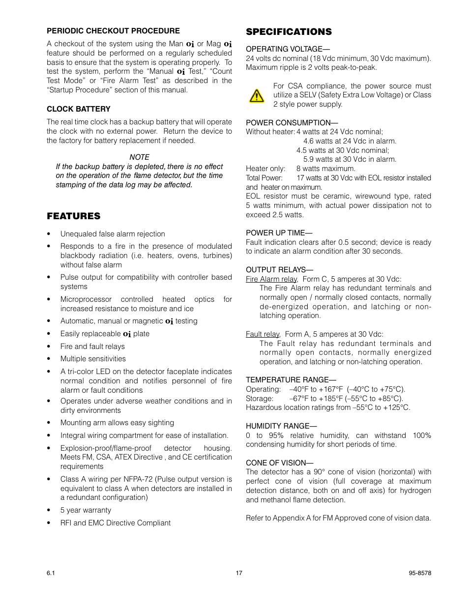 Det-Tronics X3302 Multispectrum IR Flame Detector with Pulse Output User Manual | Page 19 / 36