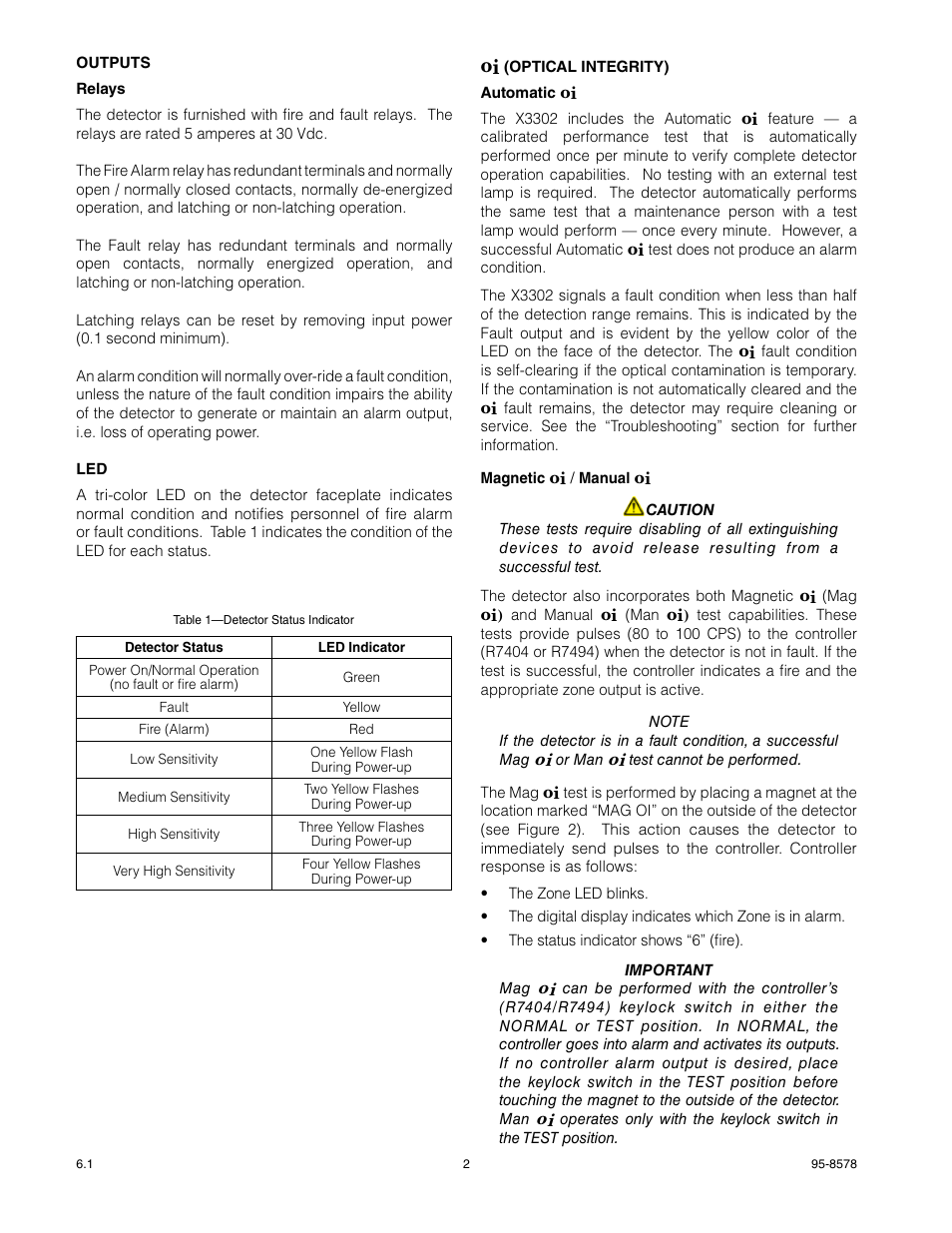 Det-Tronics X3302 Multispectrum IR Flame Detector with Pulse Output User Manual | Page 4 / 36