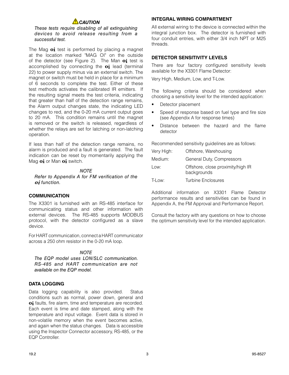 Det-Tronics X3301 Multispectrum IR Flame Detector User Manual | Page 5 / 40