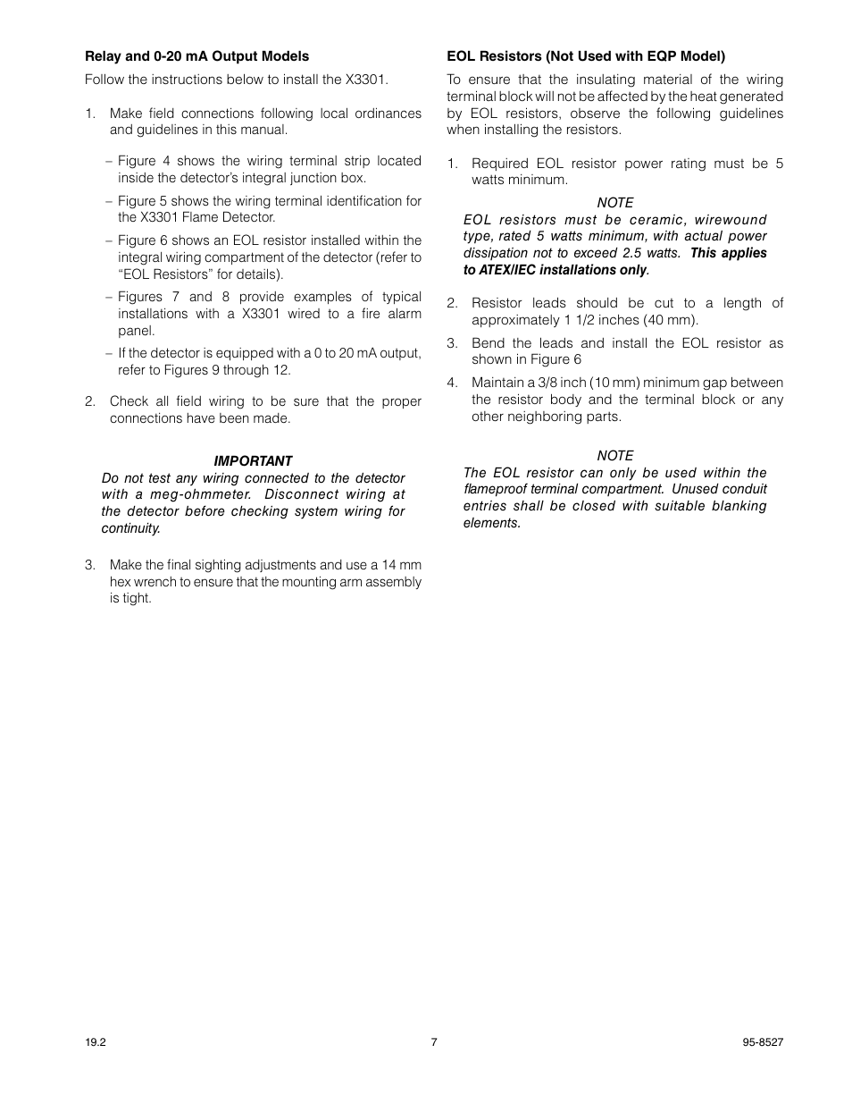 Det-Tronics X3301 Multispectrum IR Flame Detector User Manual | Page 9 / 40
