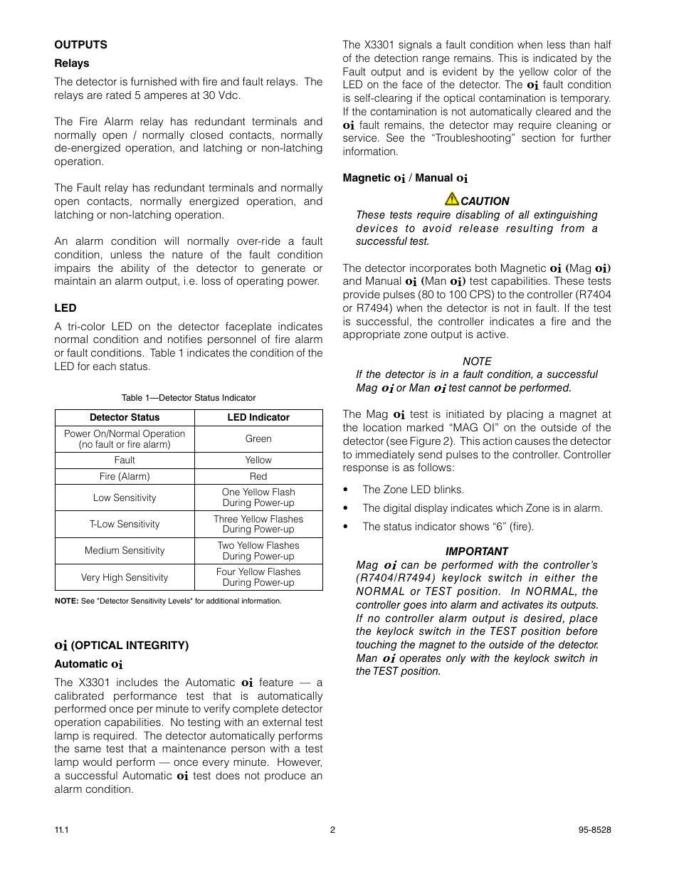 Det-Tronics X3301 Multispectrum IR Flame Detector with Pulse Output User Manual | Page 4 / 39