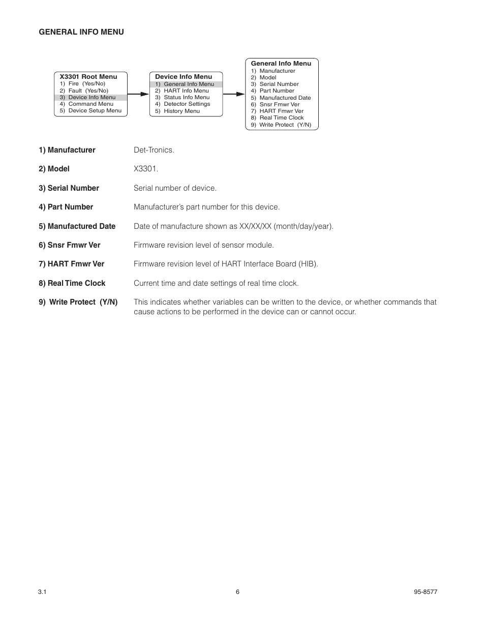 Det-Tronics X3301 Multispectrum IR Flame Detector with HART User Manual | Page 8 / 21