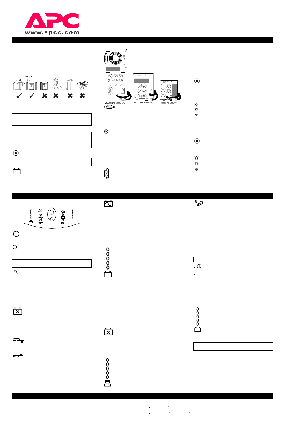 APC SMART-UPS 990-7016B User Manual | 2 pages