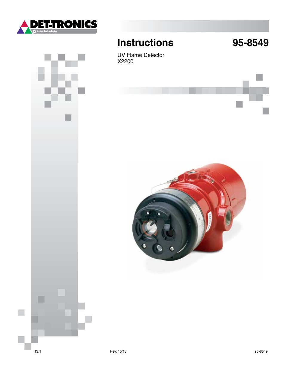 Det-Tronics X2200 UV Flame Detector User Manual | 32 pages