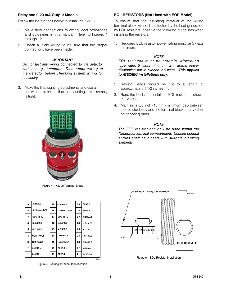 Det-Tronics X2200 UV Flame Detector User Manual | Page 10 / 32