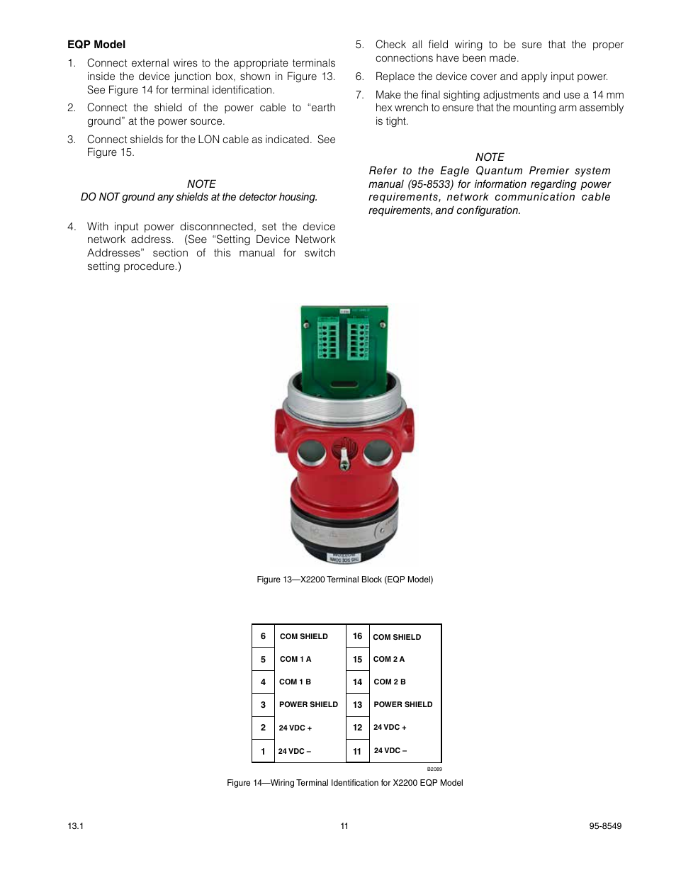 Det-Tronics X2200 UV Flame Detector User Manual | Page 13 / 32