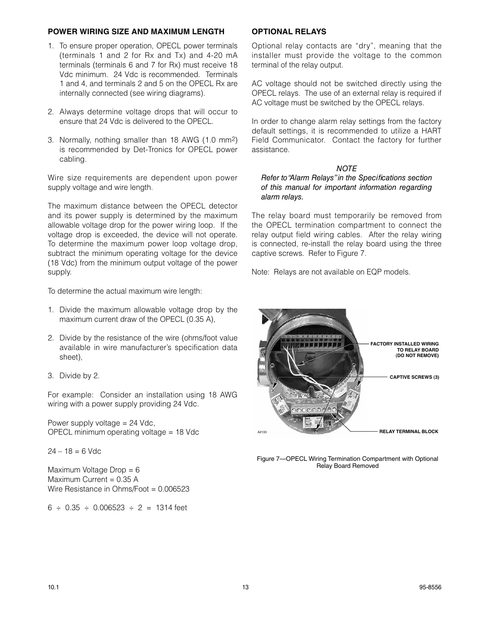 Det-Tronics OPECL Infrared Hydrocarbon Gas Detector User Manual | Page 15 / 49
