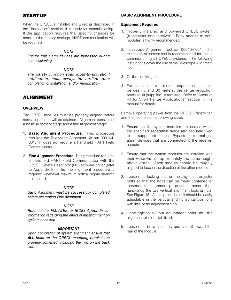 Det-Tronics OPECL Infrared Hydrocarbon Gas Detector User Manual | Page 19 / 49