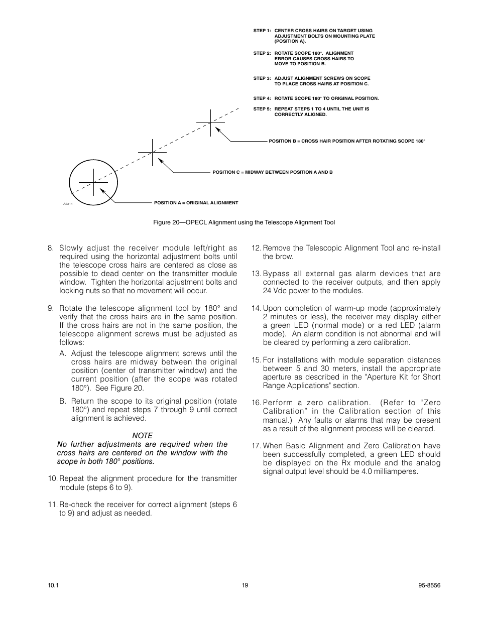 Det-Tronics OPECL Infrared Hydrocarbon Gas Detector User Manual | Page 21 / 49