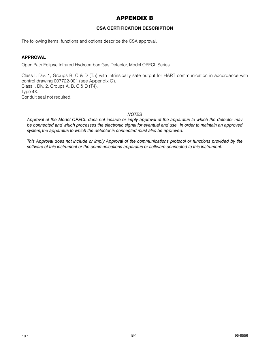 Det-Tronics OPECL Infrared Hydrocarbon Gas Detector User Manual | Page 32 / 49