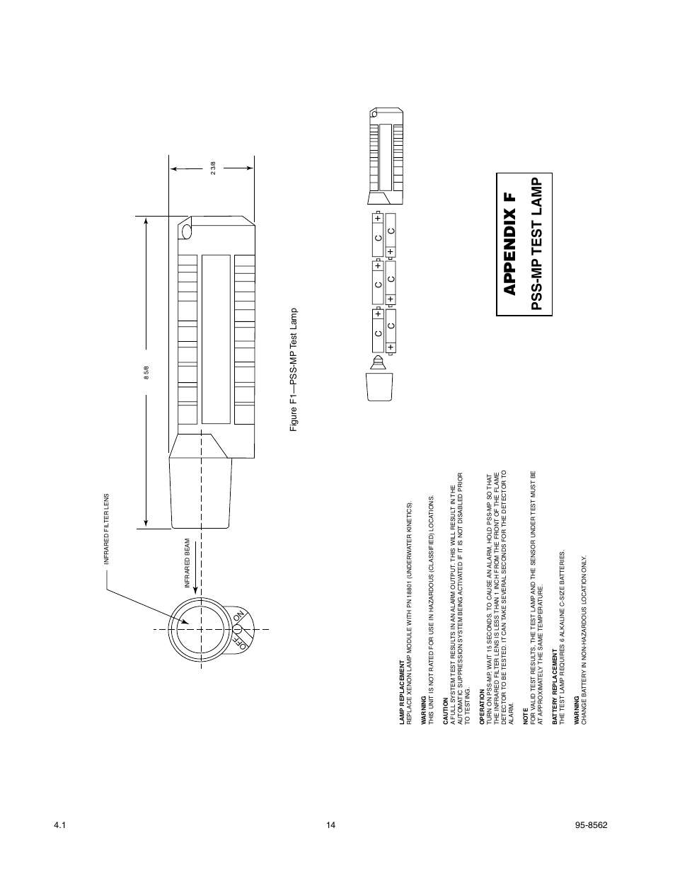 Appendix f | Det-Tronics PM-5MPX Dual Spectrum IR User Manual | Page 16 / 17