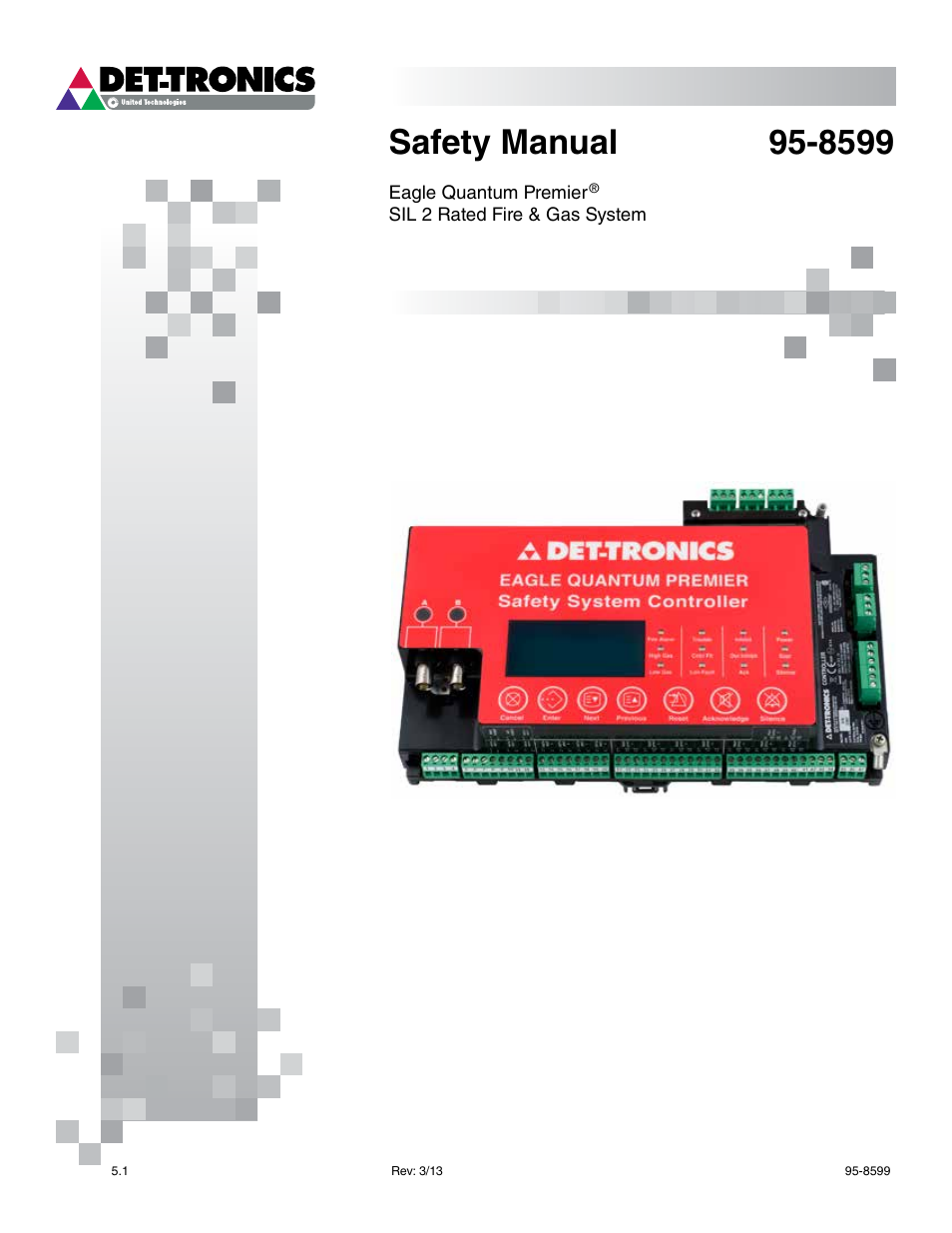 Det-Tronics EQP Fire and Gas Detection/Releasing System SAFETY MANUAL User Manual | 28 pages