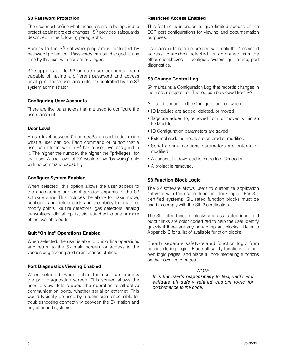 Det-Tronics EQP Fire and Gas Detection/Releasing System SAFETY MANUAL User Manual | Page 11 / 28