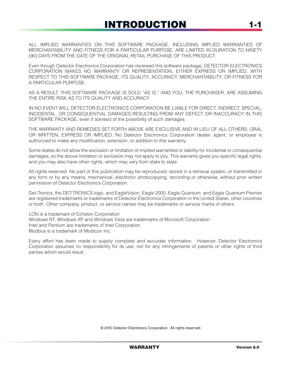 Introduction | Det-Tronics S3 Graphics User Manual | Page 10 / 327
