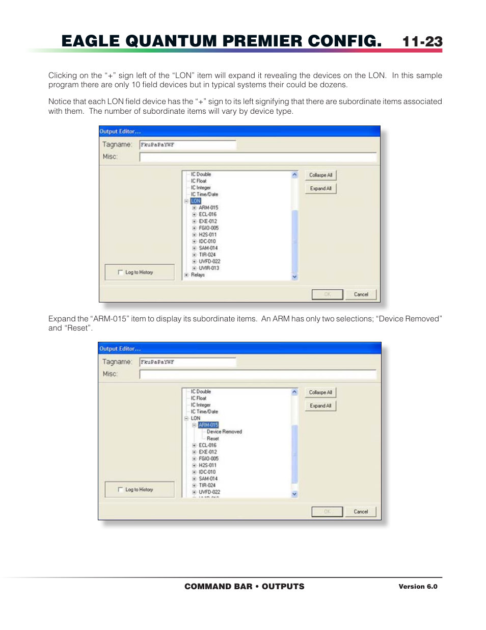Eagle quantum premier config | Det-Tronics S3 Graphics User Manual | Page 104 / 327