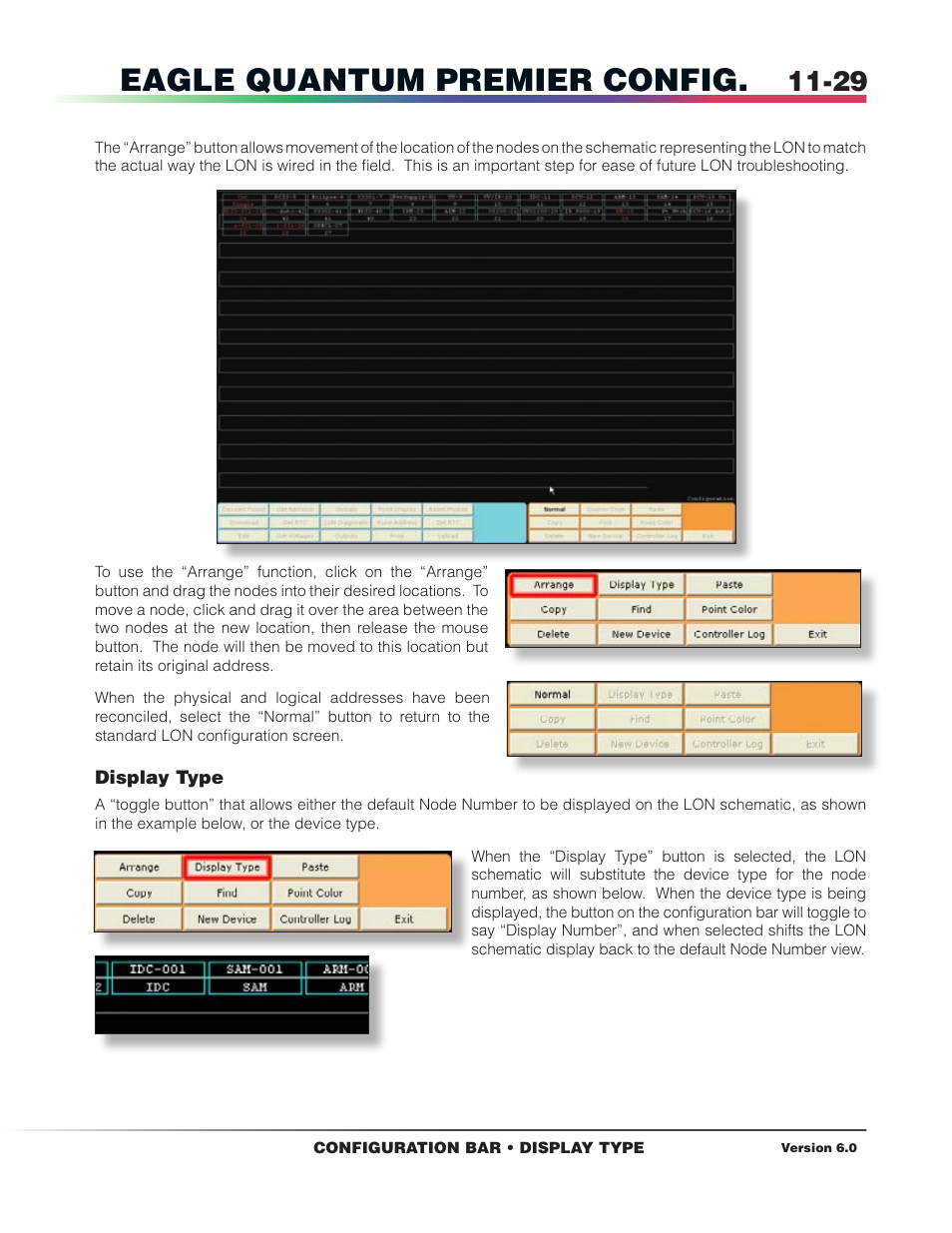 Display type, Eagle quantum premier config | Det-Tronics S3 Graphics User Manual | Page 110 / 327