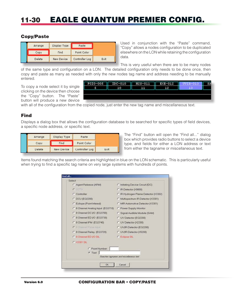 Copy/paste, Eagle quantum premier config | Det-Tronics S3 Graphics User Manual | Page 111 / 327