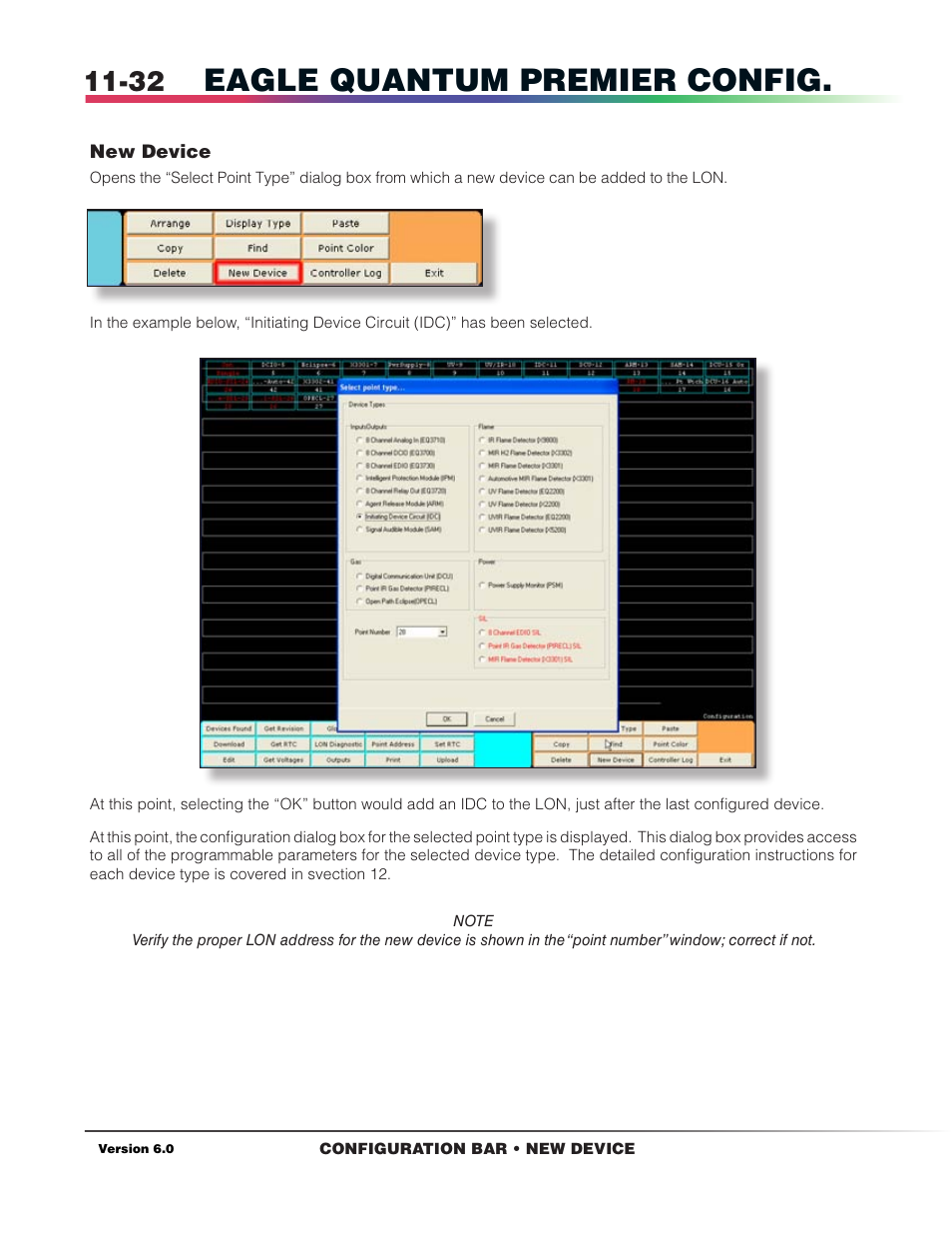 New device, Eagle quantum premier config | Det-Tronics S3 Graphics User Manual | Page 113 / 327