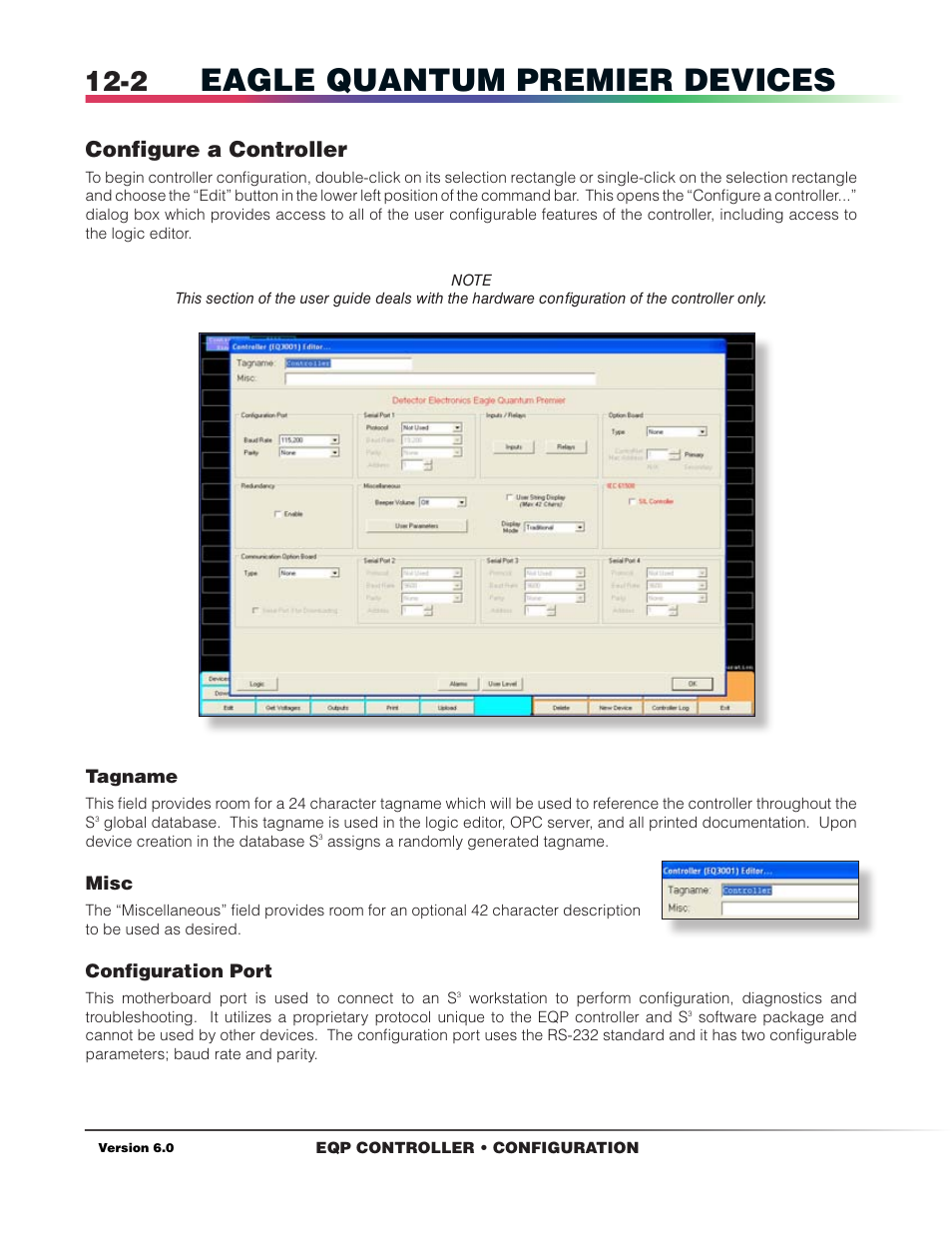 Configure a controller, Eagle quantum premier devices | Det-Tronics S3 Graphics User Manual | Page 117 / 327