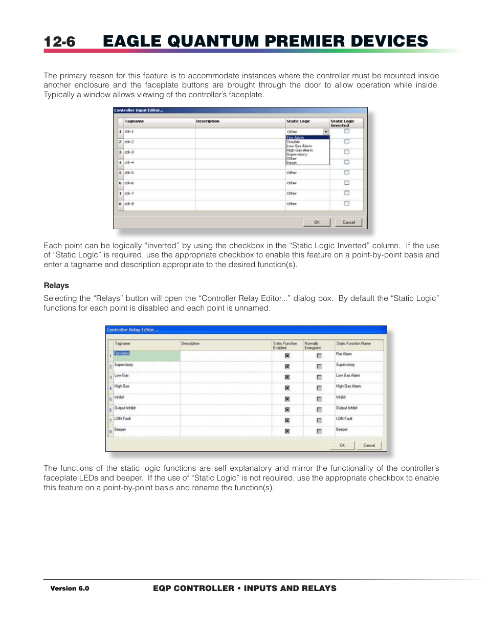 Eagle quantum premier devices | Det-Tronics S3 Graphics User Manual | Page 121 / 327