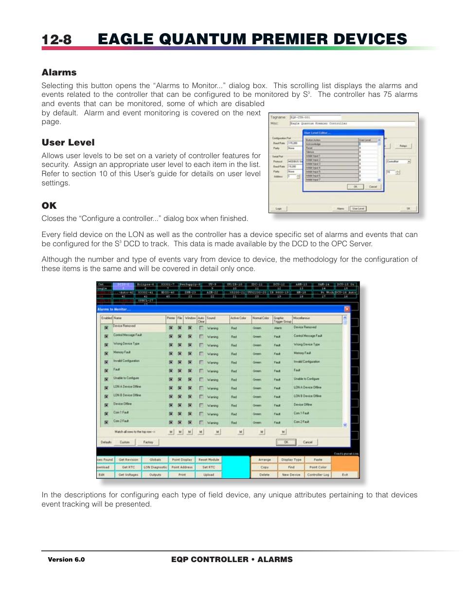Eagle quantum premier devices | Det-Tronics S3 Graphics User Manual | Page 123 / 327