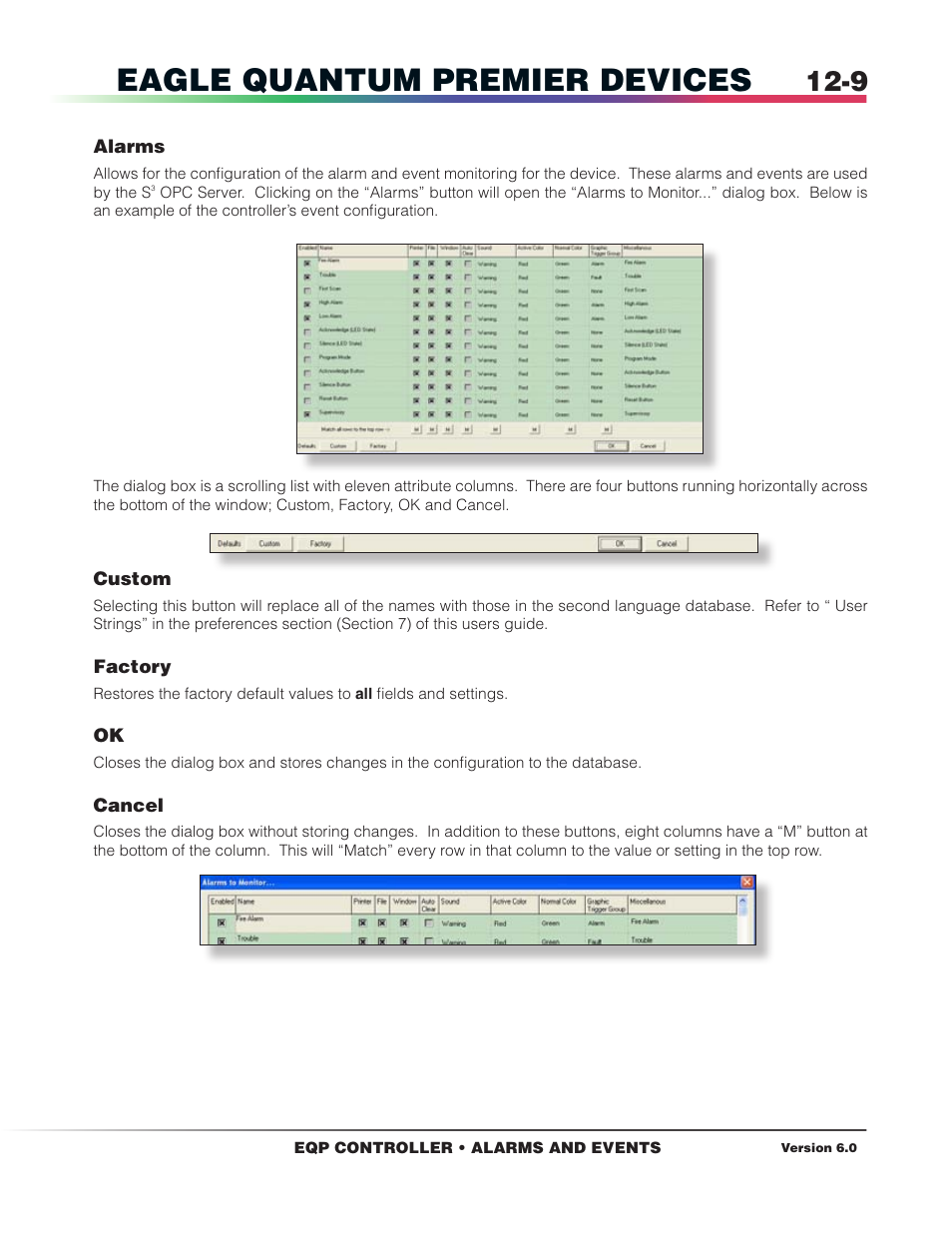 Eagle quantum premier devices | Det-Tronics S3 Graphics User Manual | Page 124 / 327