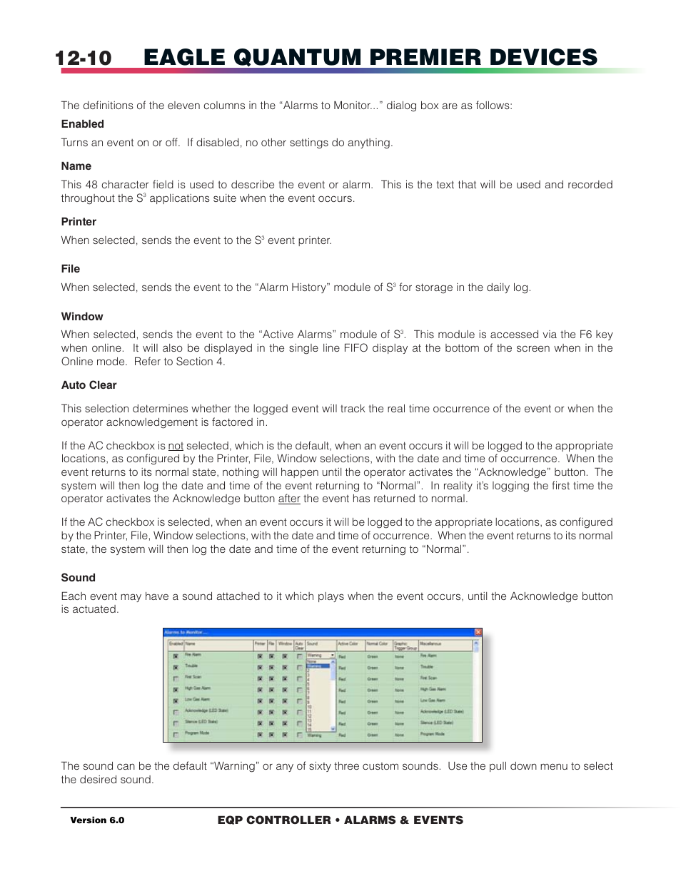 Eagle quantum premier devices | Det-Tronics S3 Graphics User Manual | Page 125 / 327