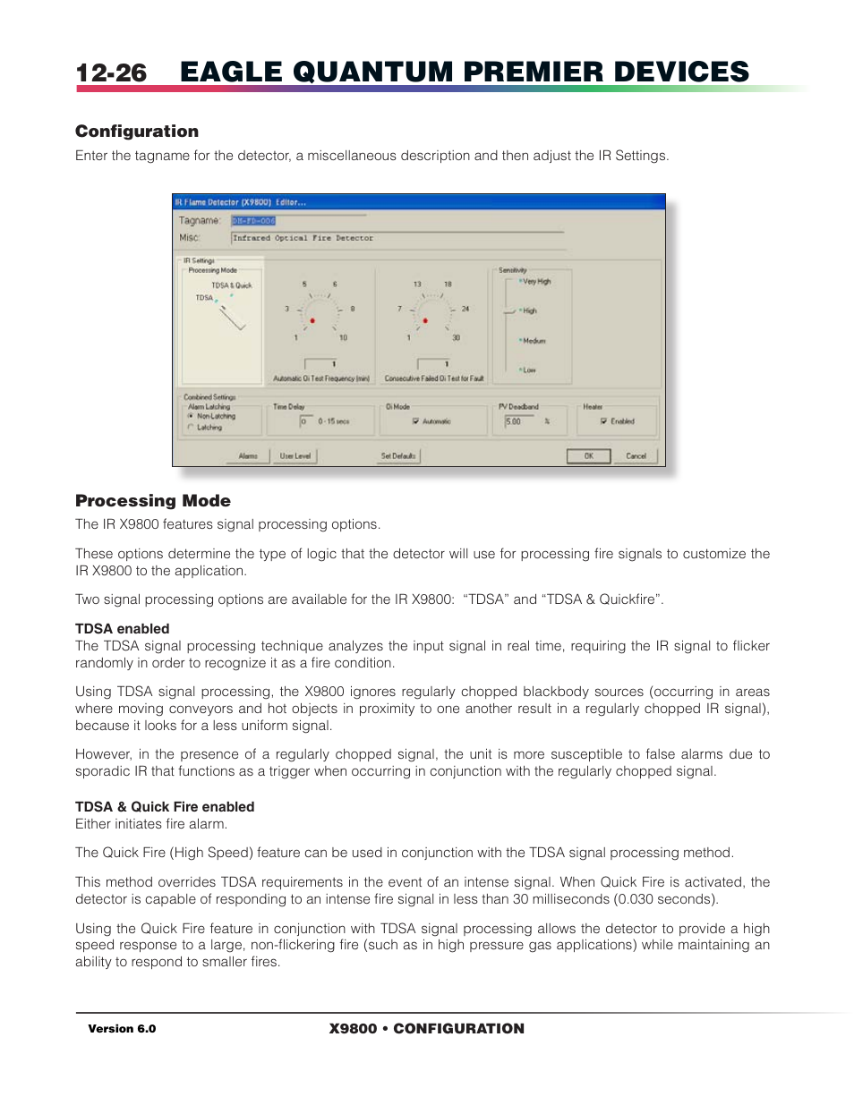 Processing mode, Eagle quantum premier devices | Det-Tronics S3 Graphics User Manual | Page 141 / 327