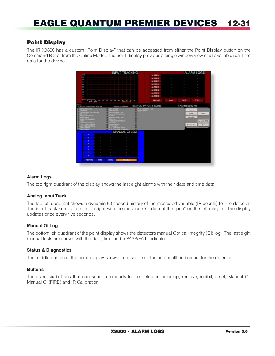 Point display, Eagle quantum premier devices | Det-Tronics S3 Graphics User Manual | Page 146 / 327