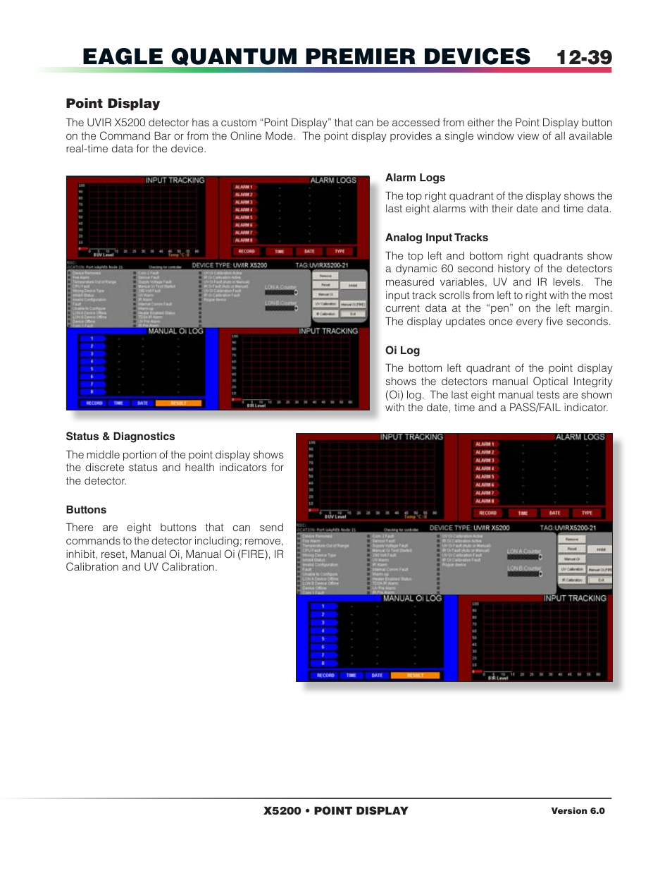 Point display, Eagle quantum premier devices | Det-Tronics S3 Graphics User Manual | Page 154 / 327