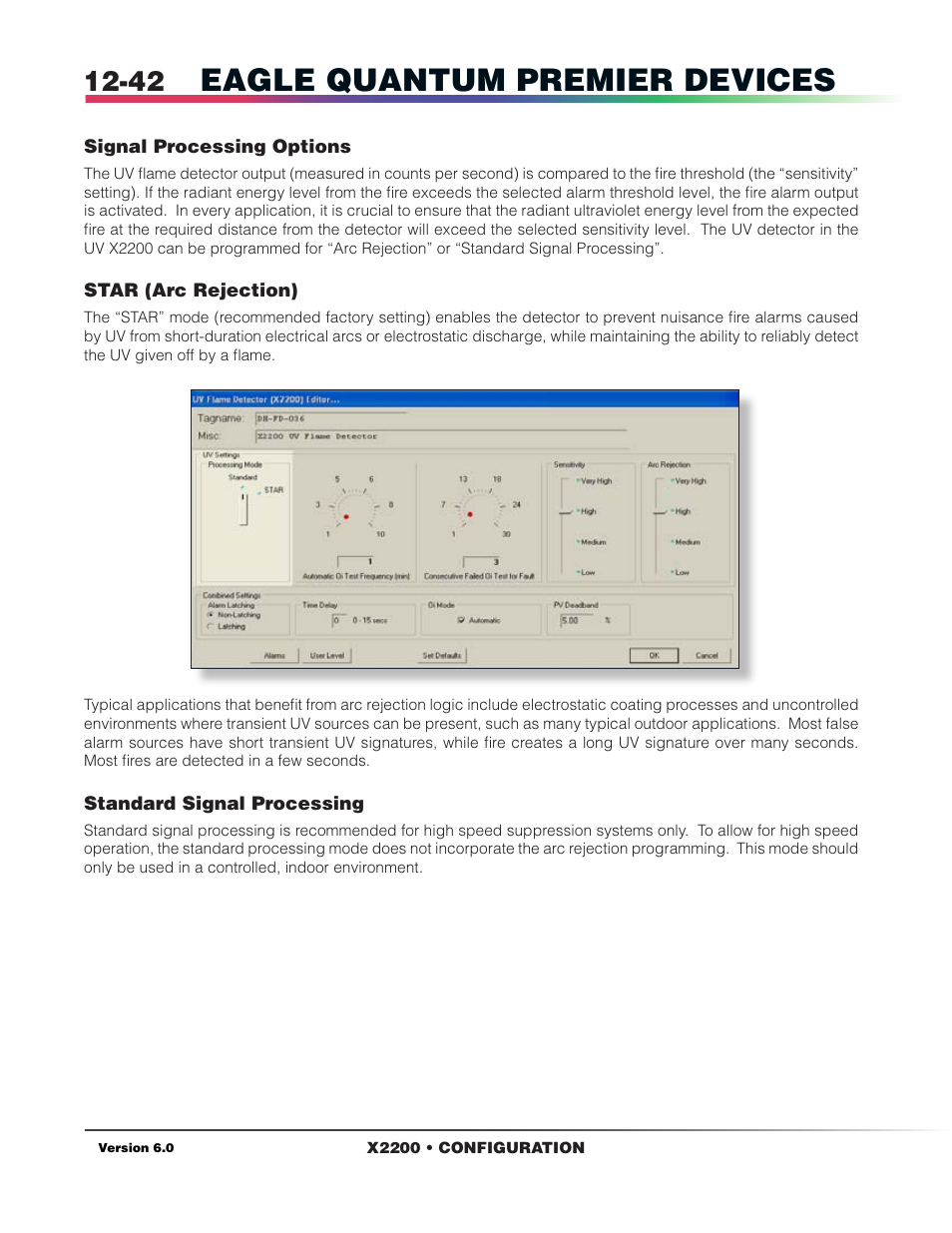 Signal processing options, Eagle quantum premier devices | Det-Tronics S3 Graphics User Manual | Page 157 / 327