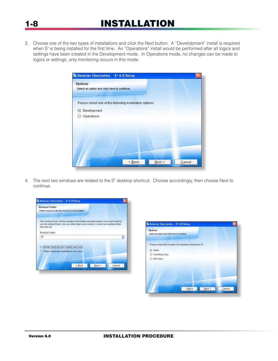 Installation | Det-Tronics S3 Graphics User Manual | Page 17 / 327