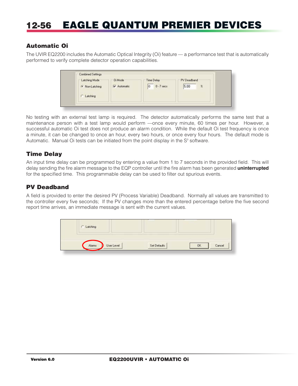 Automatic oi, Eagle quantum premier devices | Det-Tronics S3 Graphics User Manual | Page 171 / 327