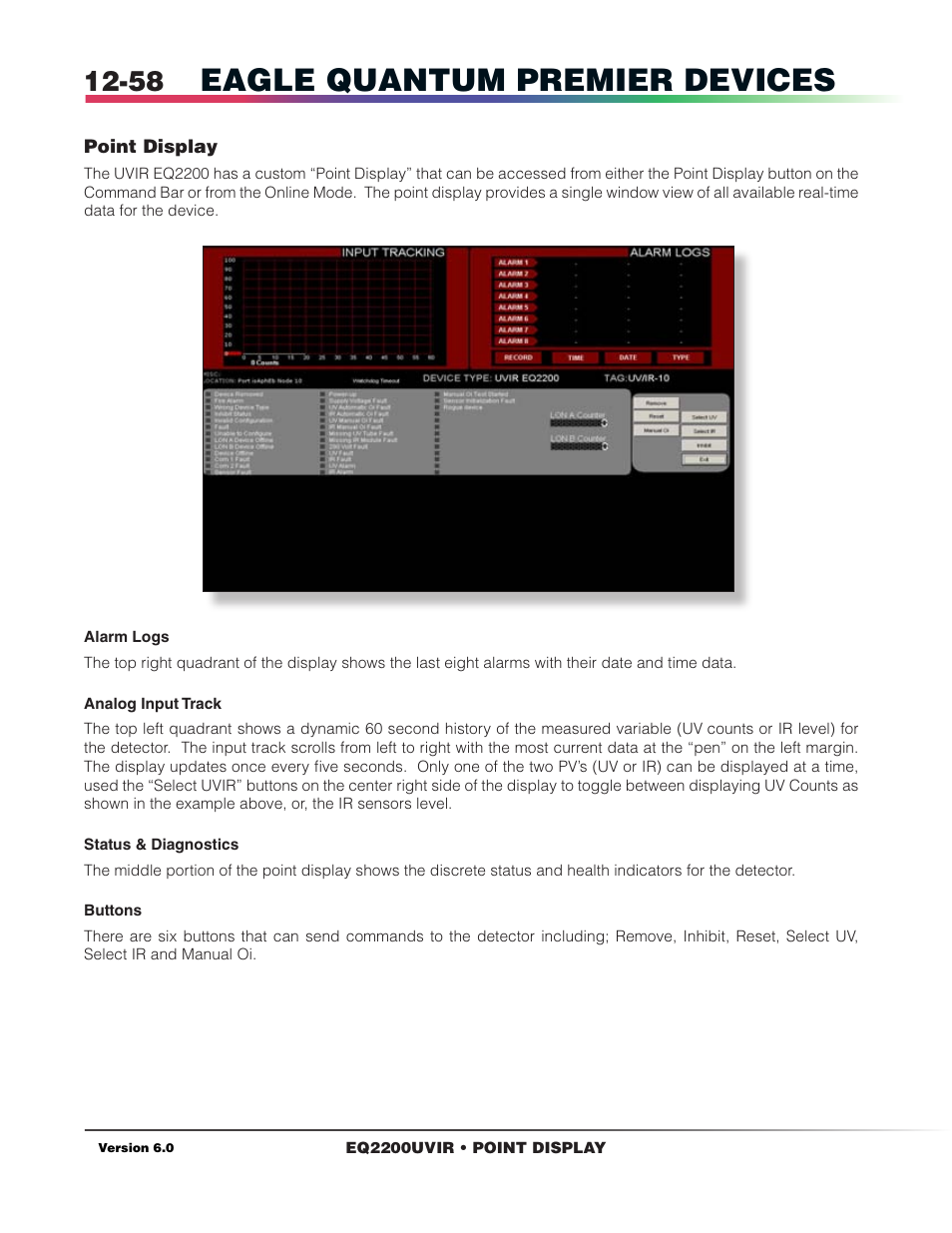 Point display, Eagle quantum premier devices | Det-Tronics S3 Graphics User Manual | Page 173 / 327