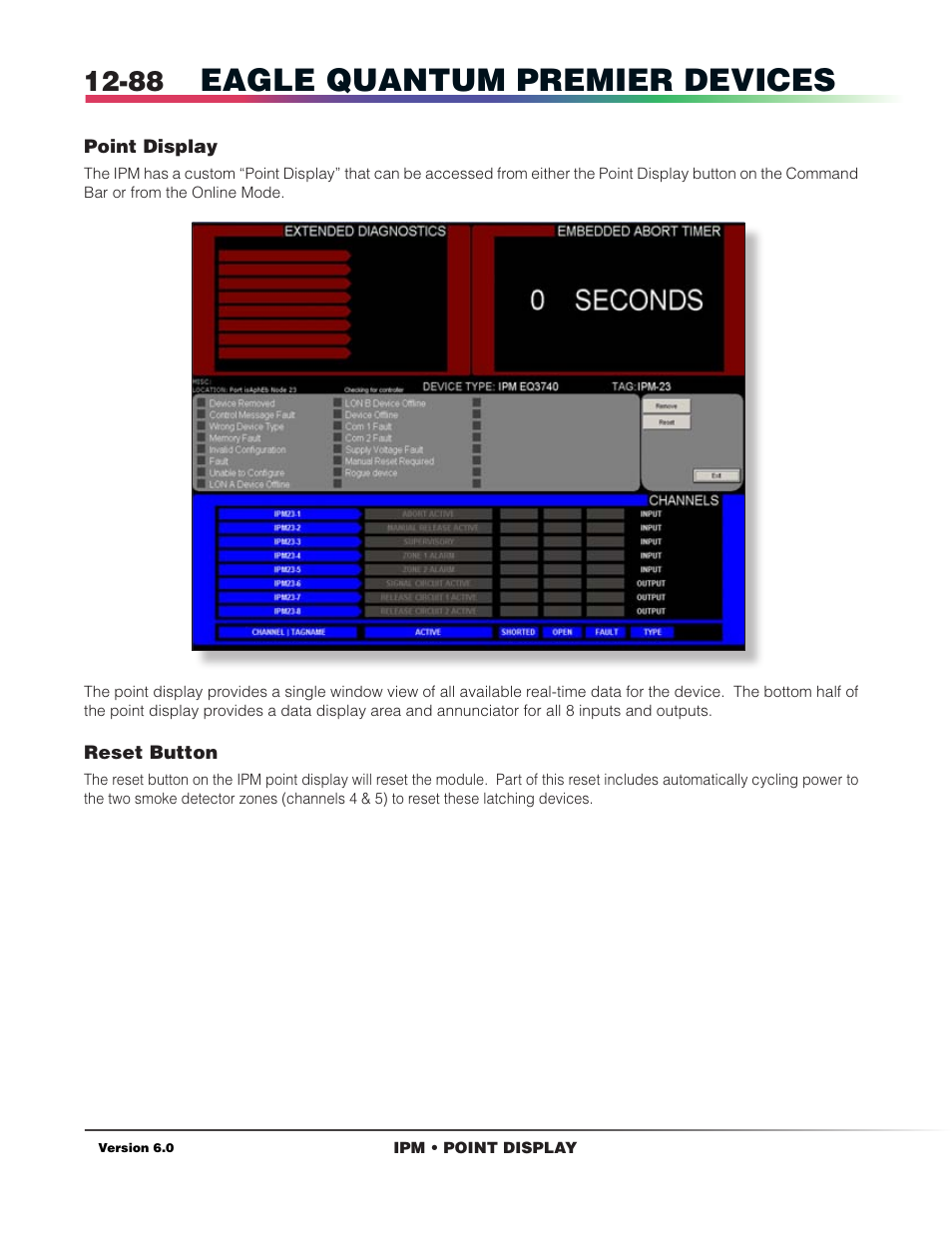 Point display, Eagle quantum premier devices | Det-Tronics S3 Graphics User Manual | Page 203 / 327