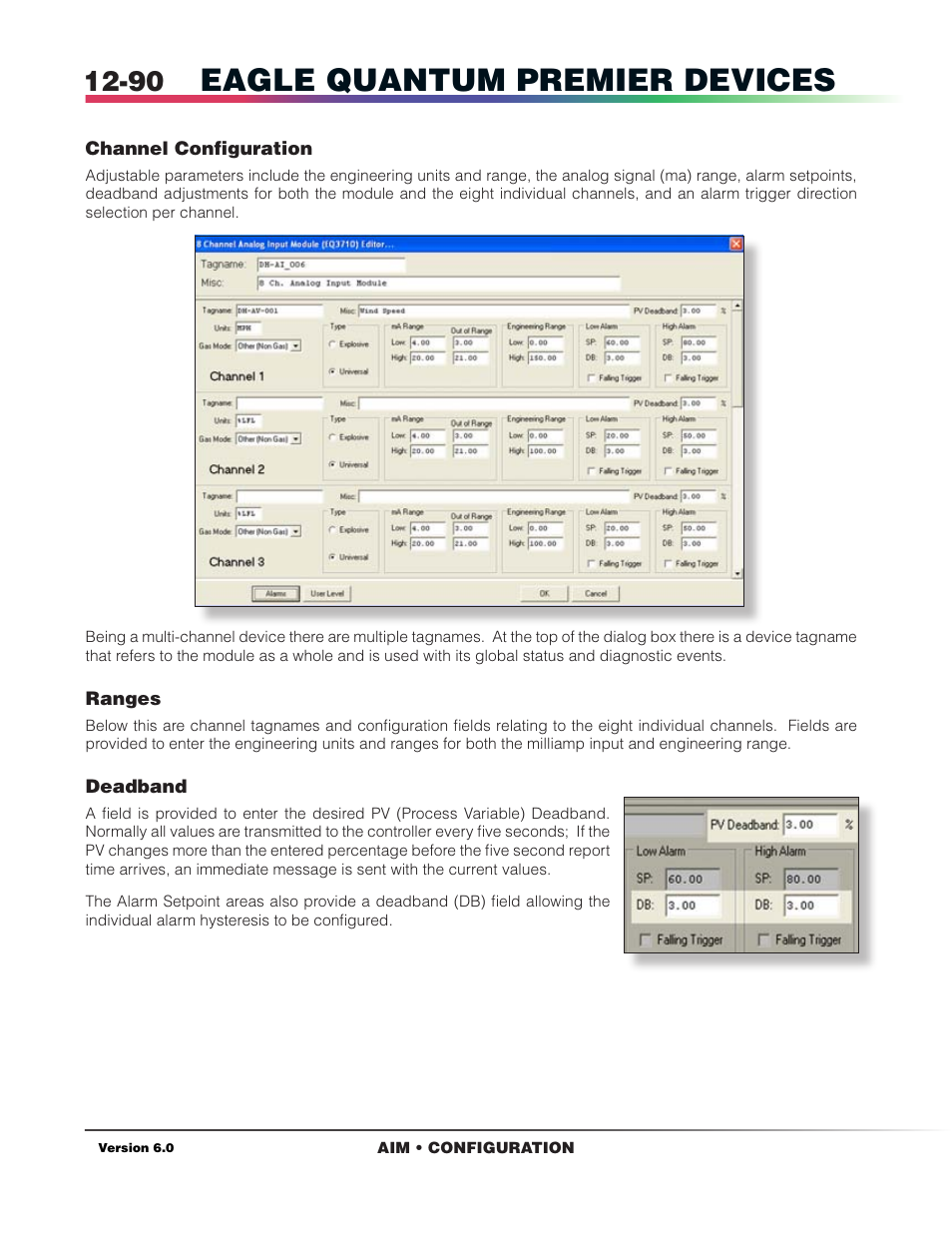 Configuration, Eagle quantum premier devices | Det-Tronics S3 Graphics User Manual | Page 205 / 327