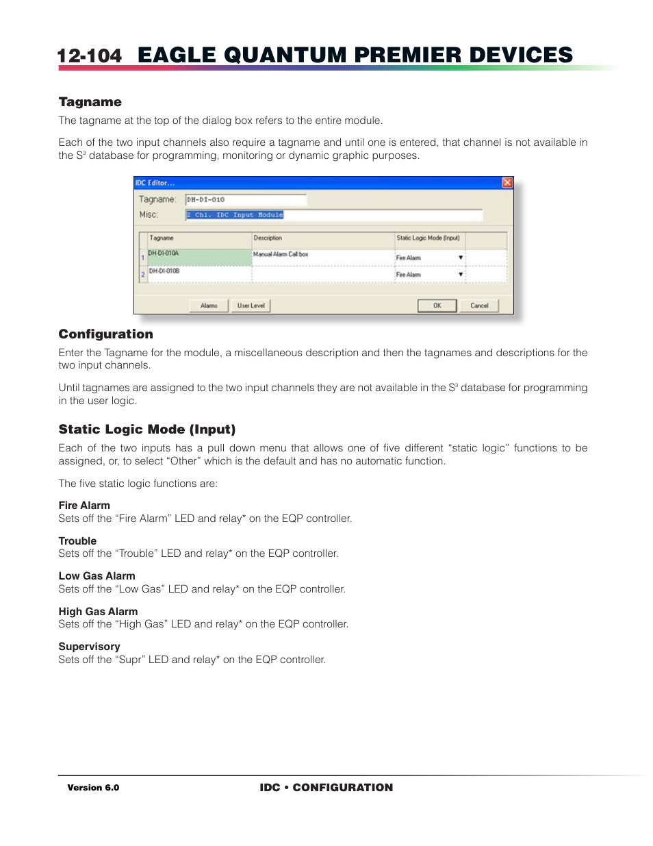 Configuration, Eagle quantum premier devices | Det-Tronics S3 Graphics User Manual | Page 219 / 327