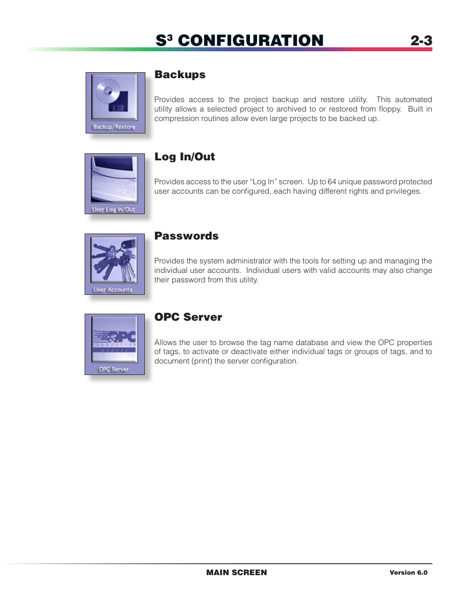 Configuration | Det-Tronics S3 Graphics User Manual | Page 22 / 327